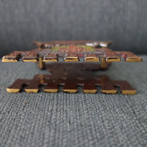 Shalom Jerusalem Metal Napkin Holder - Picture 3 of 10